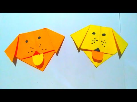 how to make paper Dog - YouTube