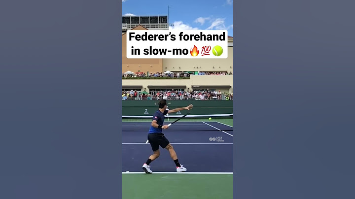 One of the best forehand on tour? 💯👍🏼🔥 #FEDERER