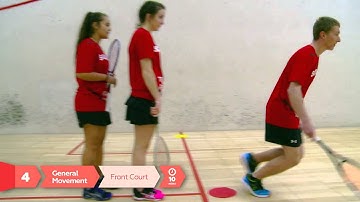SquashStart Lesson 4 - General Movement: Front Court
