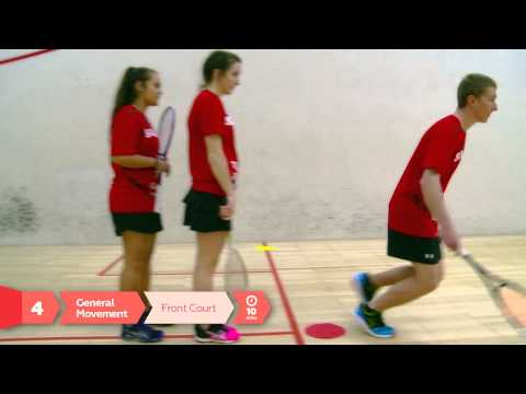 SquashStart Lesson 4 - General Movement: Front Court