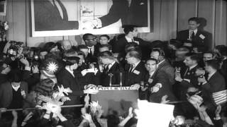 Lyndon B. Johnson becomes the 36th President of United States. HD Stock Footage