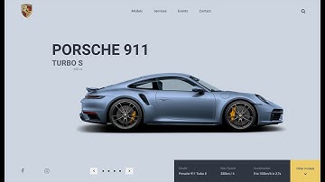 Porsche 911 - Web Page Build - HTML + CSS
