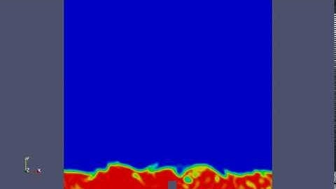 OpenFOAM - damBreak Tutorial - 30sec @ 20 fps