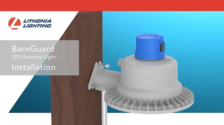 The Lithonia Lighting® BarnGuard LED Security Light - Easy Installation