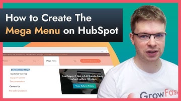 Create the Mega Menu with GrowFast Theme on HubSpot CMS