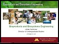 Bioproducts and biosystems engineering  umn cse exploring majors  fall 2021