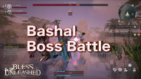 Bashal Boss Battle | Bless Unleashed | BU