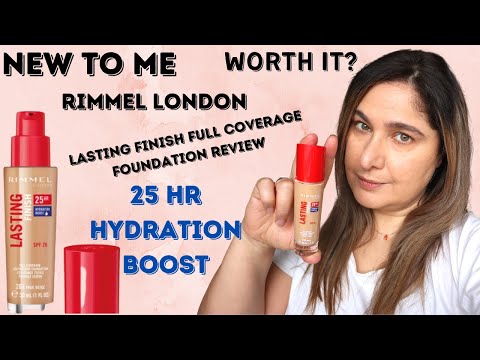 RIMMEL 25 HOUR Lasting Foundation with Hydration boost!! 
