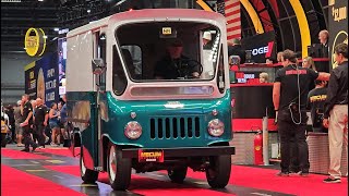 How much will this 1963 jeep FJ-3 Fleetvan sell for at Mecum?