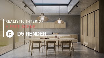 Realistic Interior Render with D5 Render | Pantry 256 | Downloadable Project File Included