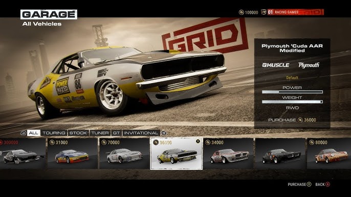 Grid Autosport': Complete List of Cars, Tracks and Features, All