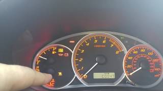 Display codes without a scan tool, 2010 Subaru WRX Display codes without a scan tool, 2010 Subaru WRX