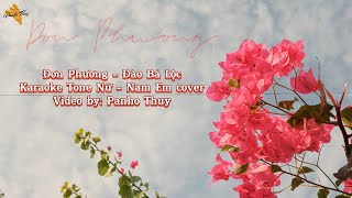 Đơn Phương || Karaoke Tone Nữ Nam Em Cover ||