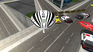 Futuristic Gyroscopic Bus City Police Rescue Sim screenshot 4