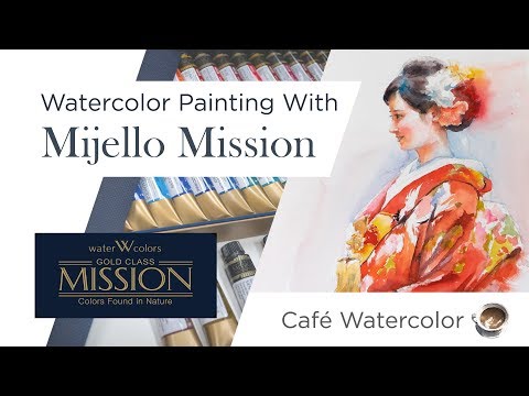 Mijello Mission Gold Watercolors Review - my painting with it