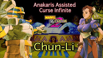 Marvel vs Capcom 2 (MVC2): Anakaris Assisted Curse Infinite (Loop) with Chun-Li (Curse#20)
