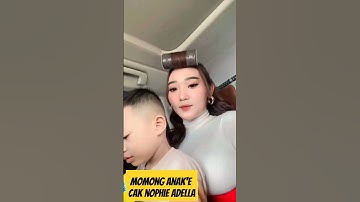difarina indra momong anak nya cak nophie #adella #difarinaindra #shorts #viralvideo