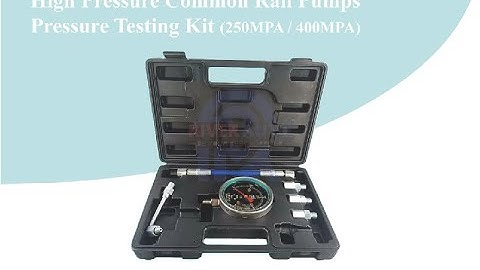 High Pressure Common Rail Pump Testing Tool Kit (2500 Bar / 4000 Bar)