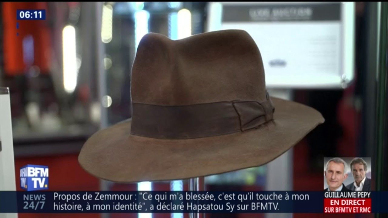 Le chapeau d'Indiana Jones a été vendu plus de 450.000 euros aux