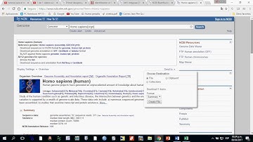 Descargar genes y genomas de NCBI