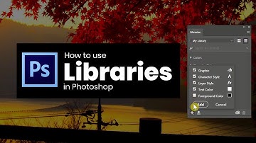 Photoshop Creative Cloud Libraries Tutorial | Use libraries panel | Photoshop Tutorial for Beginner