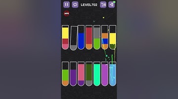 water_level_702 #watersortpuzzle #puzzle #game #sortpuzzle #color
