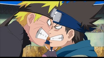 Naruto uses Sage Mode to fight Konohamaru - Naruto vs Konohamaru (Chunin Exam)