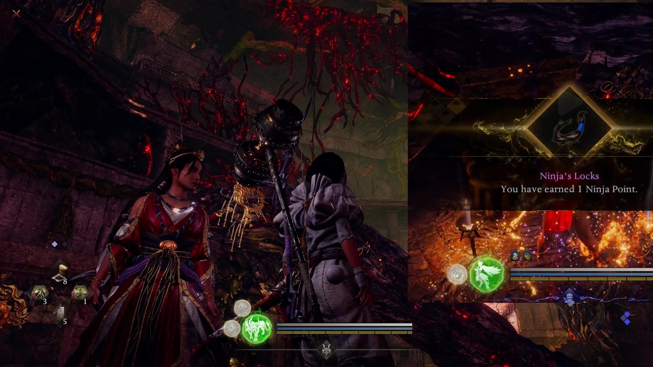 Nioh 3 Dark Roots Inaccessible Chest How to Reach Obscure Ninja's Locks Location