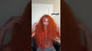 ✨ Long ginger waves that look bold yet effortlessly soft. #zlikehair #wigs #gingerhair screenshot 1
