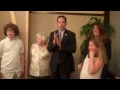 Golnik speaks to supporters after primary victory