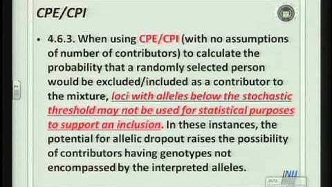 DNA Mix. Int. 2011 : Overview Stats : Bille