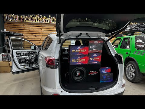 Мощная аудиосистема в Toyota RAV4 / Тойота Рав4. Бодрая аудиосистема за 100000 рублей