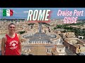 Visiting rome  before or after cruise watch this first