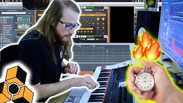 I made FOUR beats in 60 minutes!!! [Reason 10.4 Vlog]