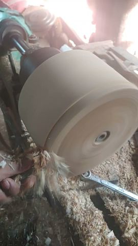 wood turning ##woodidea #woodturning