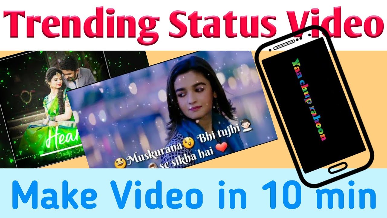 How to make a status video song || Kinemaster me whatsapp status banaye ...
