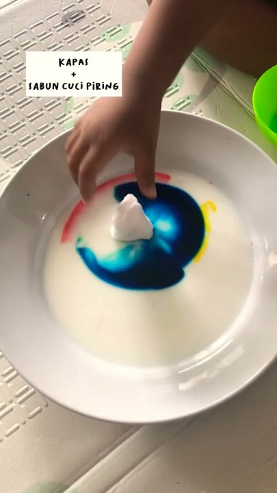 Eksperimen Simple di Rumah #2. Percobaan Sederhana Susu Pelangi #shorts #short