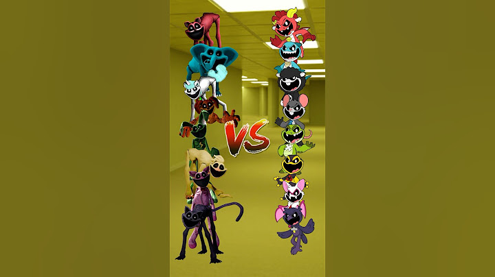Big Smiling Critters VS Nightmare Critters #shorts #smilingcritters #nightmarecritters