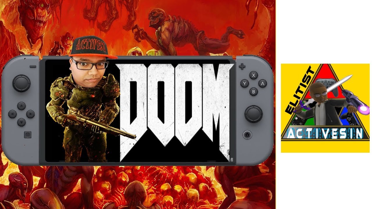 DOOM Nintendo Switch Unxboxing and Live stream Fail