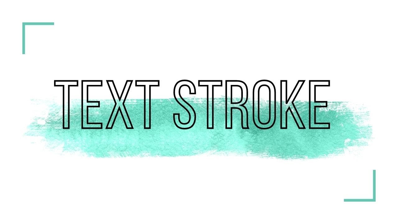 Pure CSS Text Stroke Effect | CSS Text Effect - YouTube