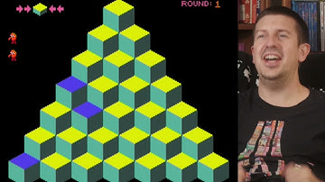 Q*bert Arcade Game Classic Compared to Atari 2600 Version