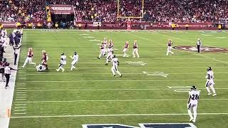 12/25/2023. Ravens @ 49ers.  Marcus Williams interception to end the game.
