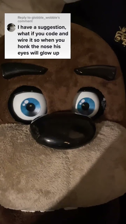 Booping Freddy Fazbear irl (again)