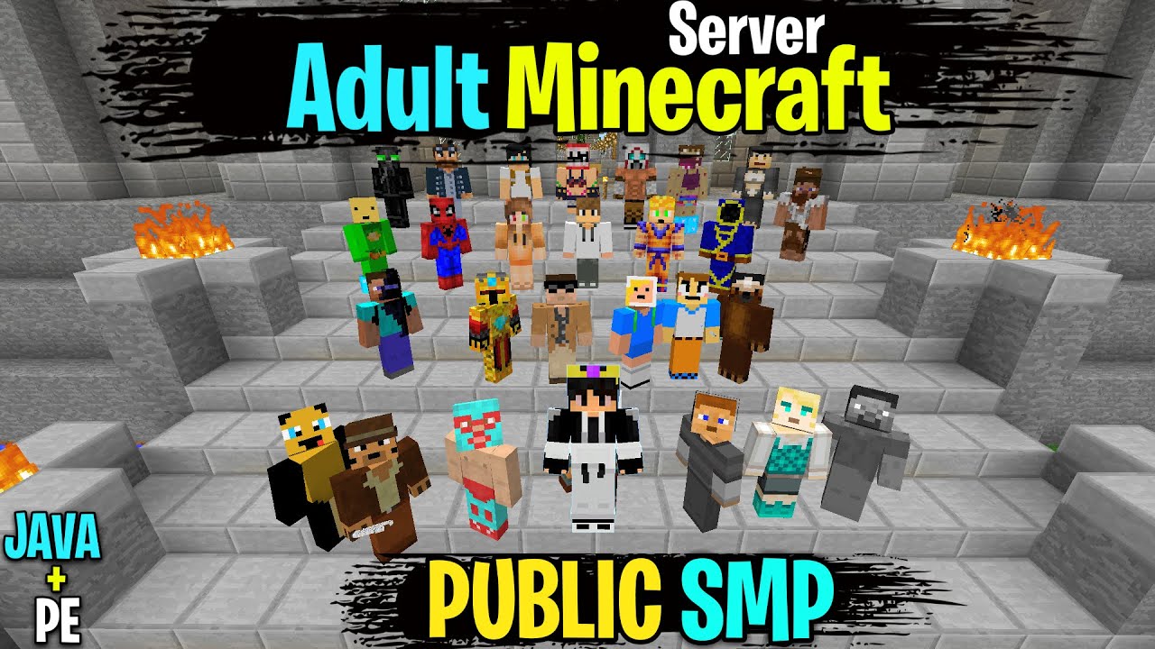 Guide, Minecraft Survival Server, Adult Minecraft Server