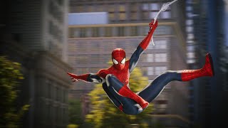 Marvel's Spider-Man 2 Daytime Swinging/Car Chase in The Amazing 2 Suit