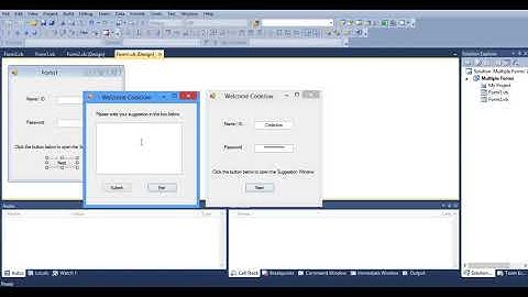 Multiple Forms in Visual Basic.Net