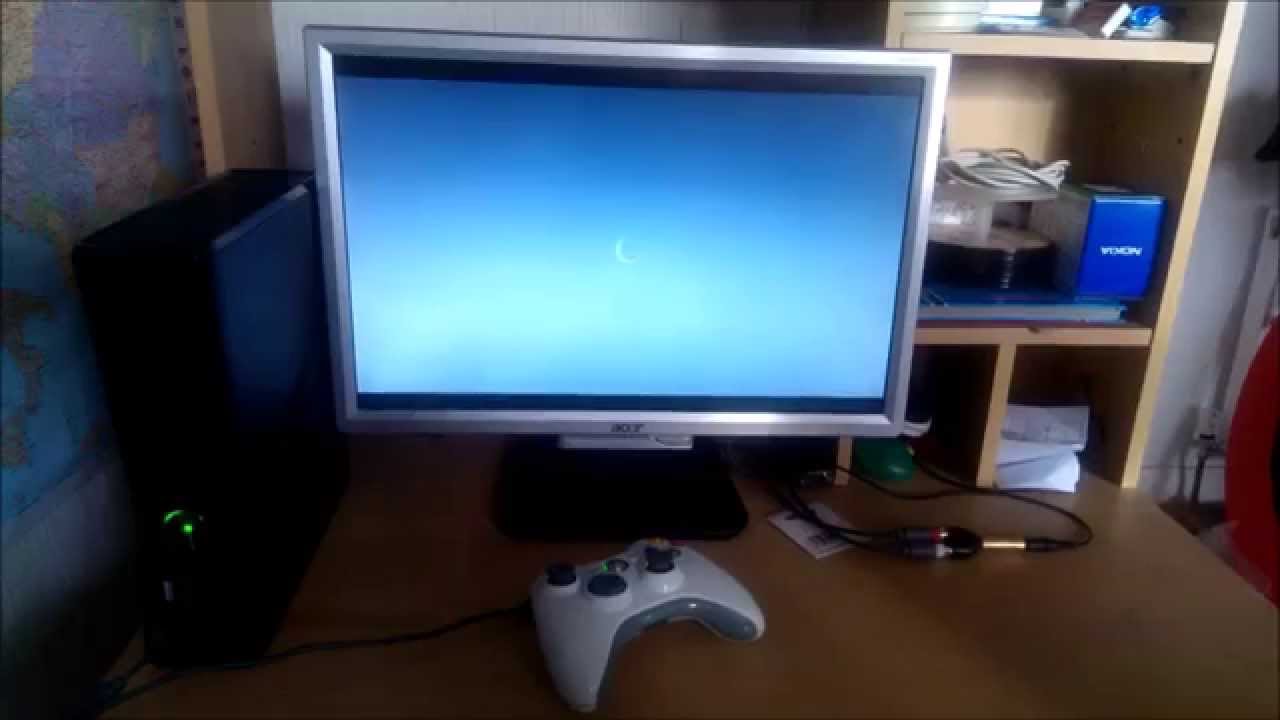 Можно подключить xbox к ноутбуку. VGA на Xbox 360. Xbox 360 on CRT Monitor. Монитор 360 Гц. Сборка мониторы 360.