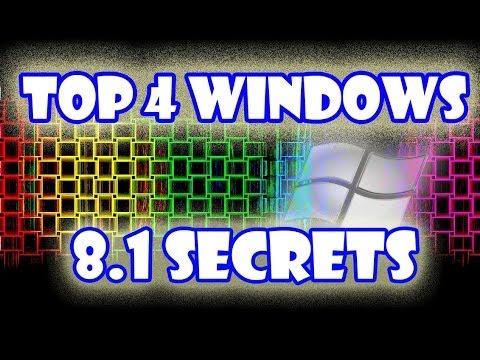 windows 8 คือ  New  Top 4 Windows 8.1 Secrets [Tips and Tricks]