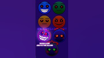 Geometry Dash Silent Difficulty Face Names! (Ver. 4 Neon) #geometrydash #art