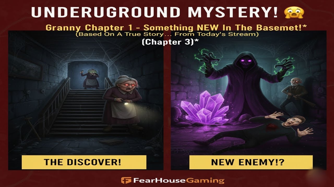 😱 Granny Chapter 1 | Something New Found in the Underground! 🔎 Scary Horror Gameplay